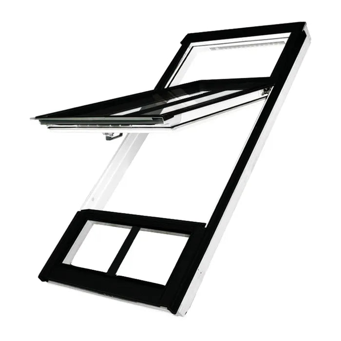 FAKRO Duet Pro Sky High Pivot Polyurethane Pitched Roof Window