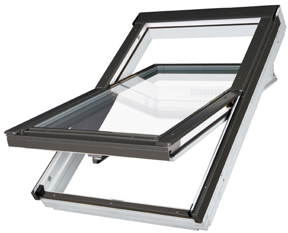 FAKRO Manually Operated Centre Pivot Highly Energy Efficient Polyurethane Pitched Roof Window