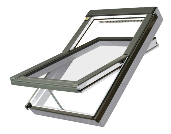 FAKRO Manually Operated Centre Pivot PVC Pitched Roof Window