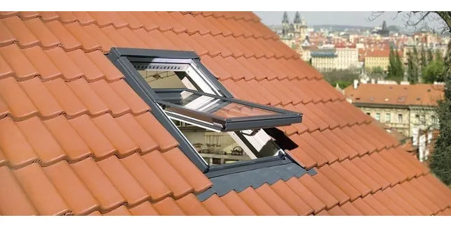 FAKRO Manually Operated Centre Pivot Polyurethane Coated Pitched Roof Window