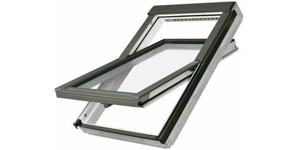 FAKRO Manually Operated Centre Pivot Polyurethane Coated Pitched Roof Window