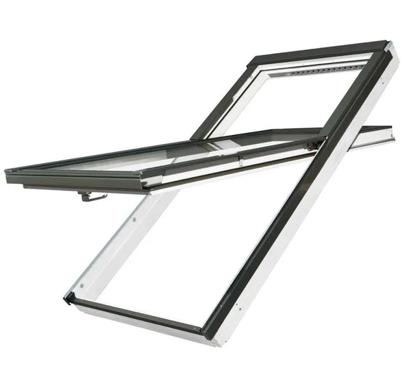 FAKRO Manually Operated High Pivot Polyurethane Painted Pitched Roof Window