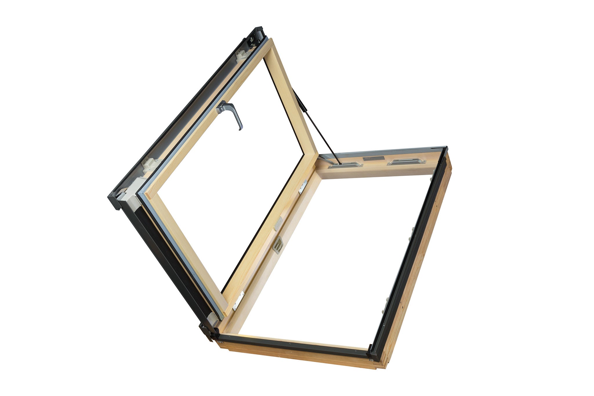 FAKRO Pine Side Hung Double Glazed Escape Window - 66cm x 78cm