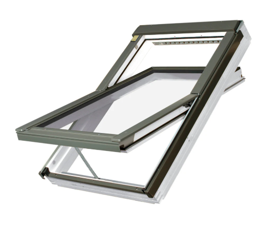 FAKRO Electrically Operated Centre Pivot Polyutherane Pitched Roof Window