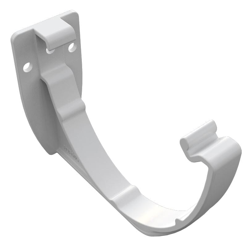 Freeflow Deepflow Style Plastic Guttering Fascia Bracket - White