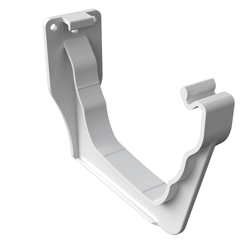 Freeflow Ogee Style Plastic Guttering Fascia Bracket - White