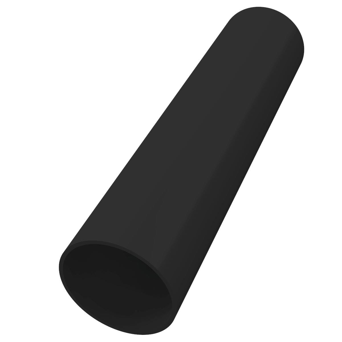 Freeflow Round Plastic Downpipe Length 2.75m - Black