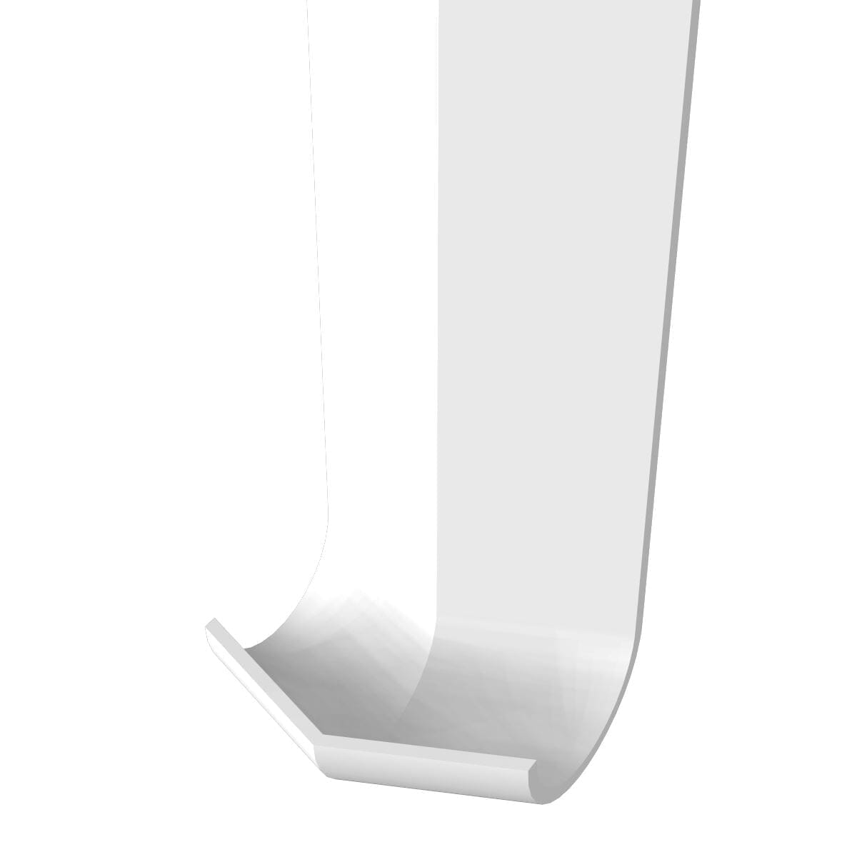 Freefoam uPVC Fascia Board Bullnose Edge Corner 300mm - 135 Degree