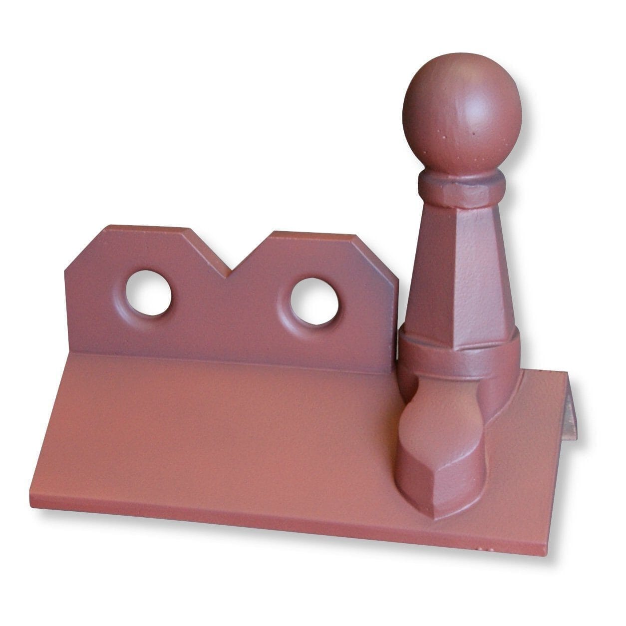 GRC Concrete 3 Hole Crested Pawn Ball Ridge Tile Finial