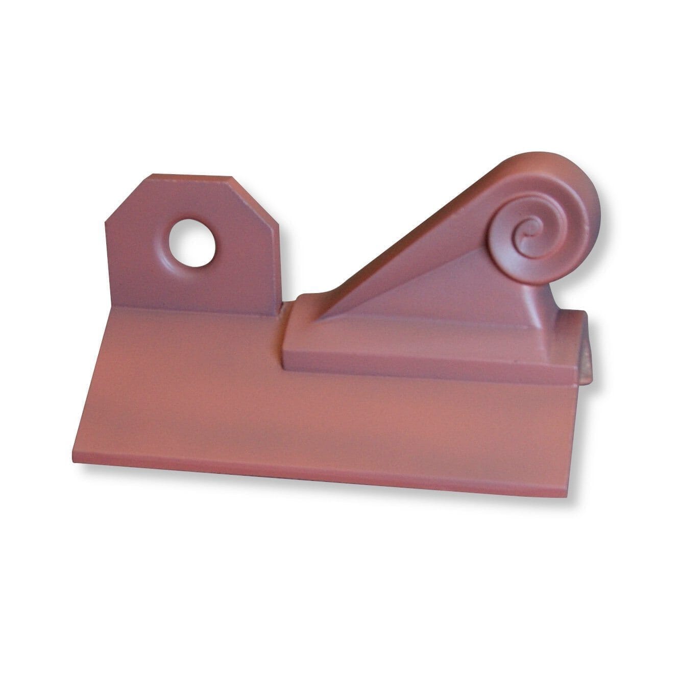 GRC Concrete 3 Hole Crested Scroll Ridge Tile Finial