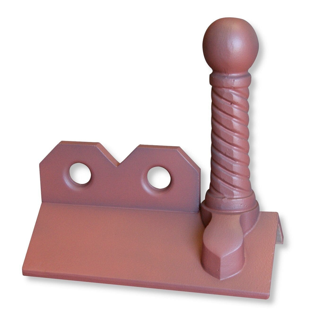 GRC Concrete 3 Hole Crested Spiral Ball Ridge Tile Finial