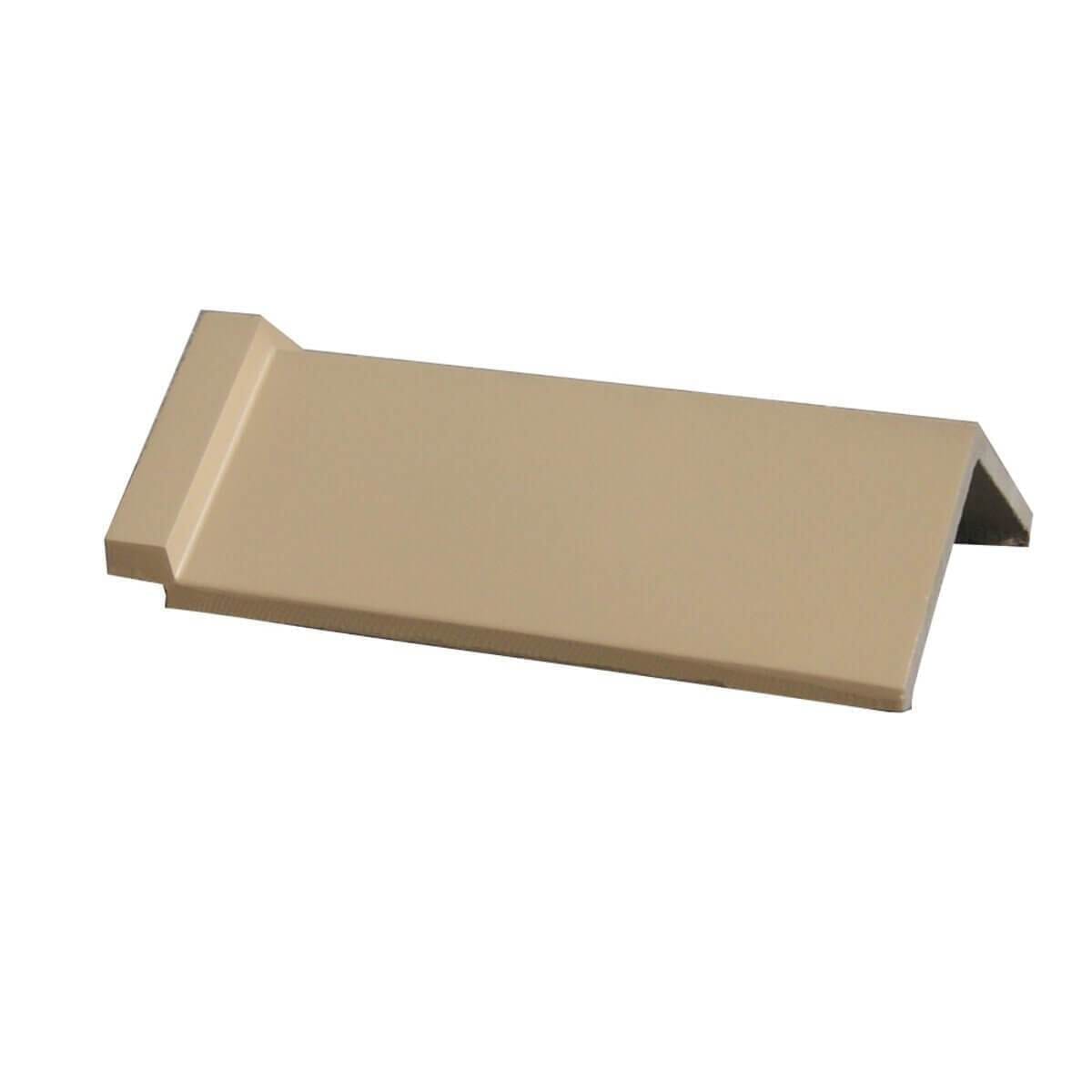 GRC Concrete 450mm Capped Angle Ridge Tile - Buff