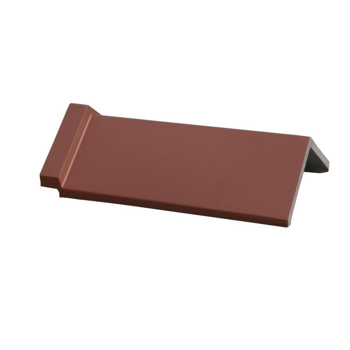 GRC Concrete 450mm Capped Angle Ridge Tile - Terracotta