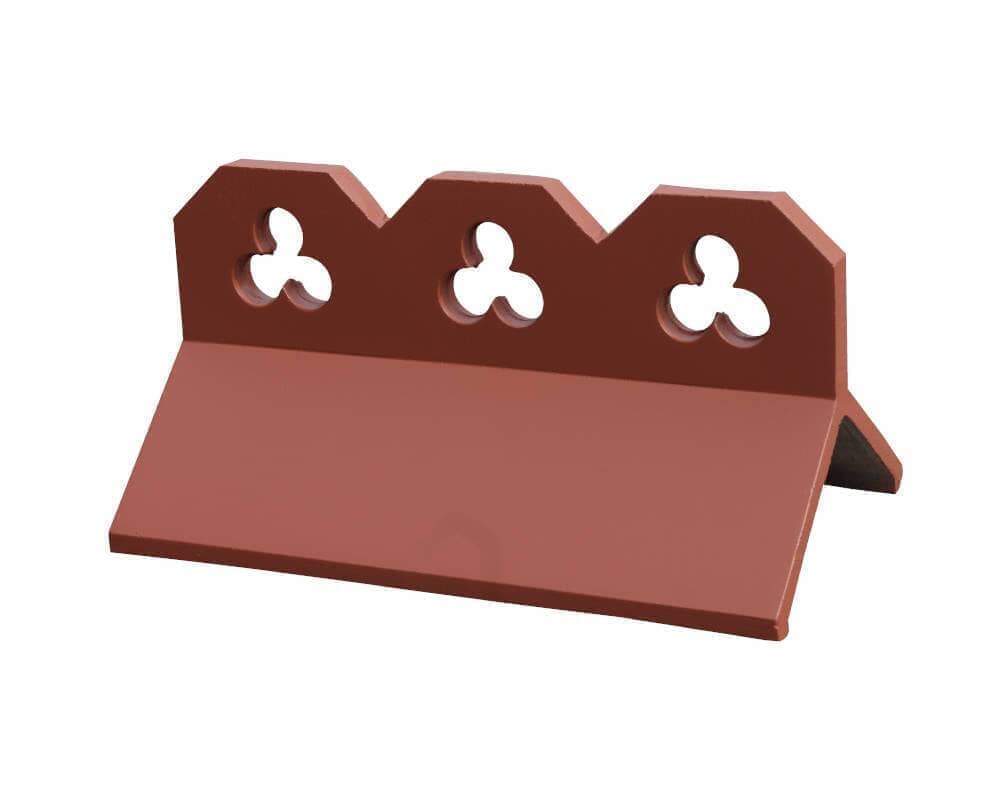 GRC Concrete 450mm Club Crested Angle Ridge Tile