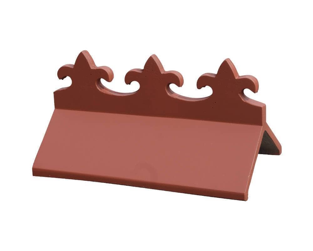 GRC Concrete 450mm Fleur-de-lys Angle Ridge Tile