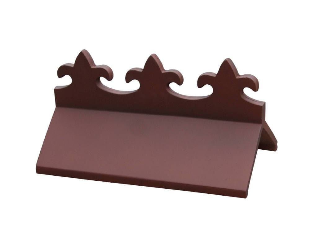 GRC Concrete 450mm Fleur-de-lys Angle Ridge Tile