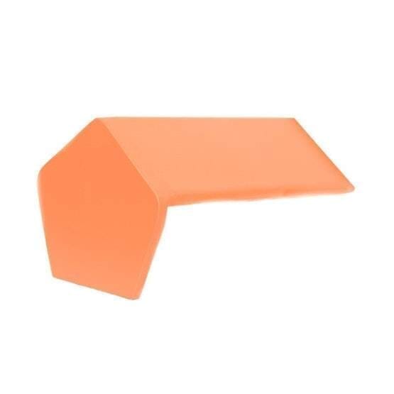 GRC Concrete 450mm Plain Angle Blockend Ridge Tile