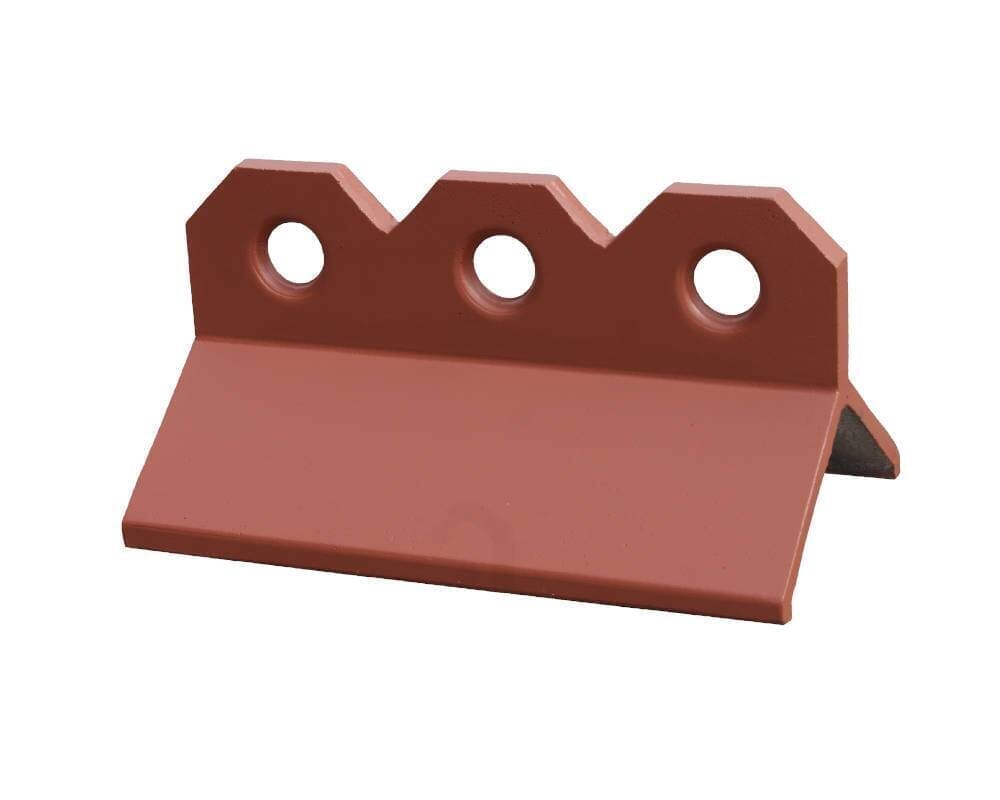 GRC Concrete 450mm Three Hole Crested Angle Ridge Tile