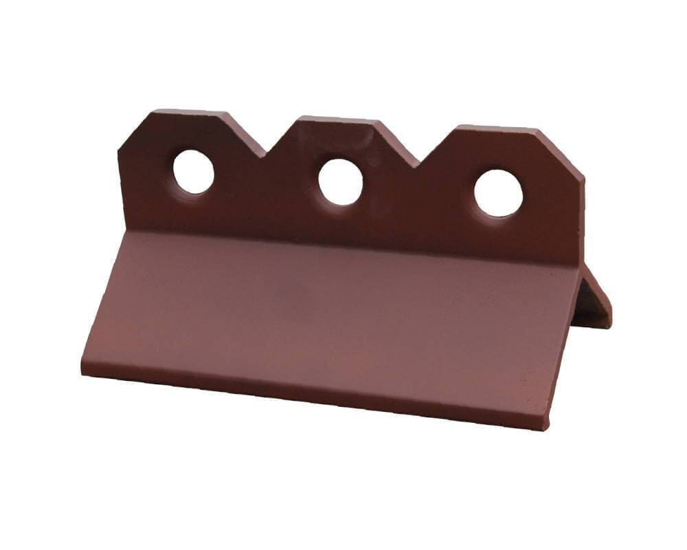 GRC Concrete 450mm Three Hole Crested Angle Ridge Tile