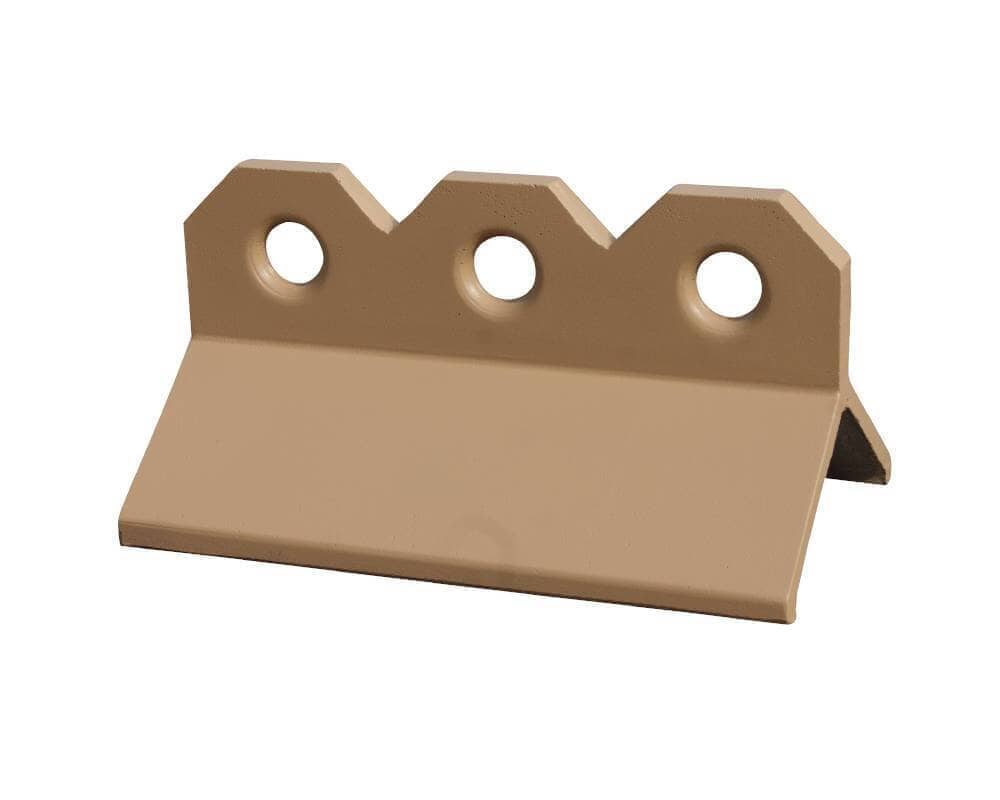 GRC Concrete 450mm Three Hole Crested Angle Ridge Tile