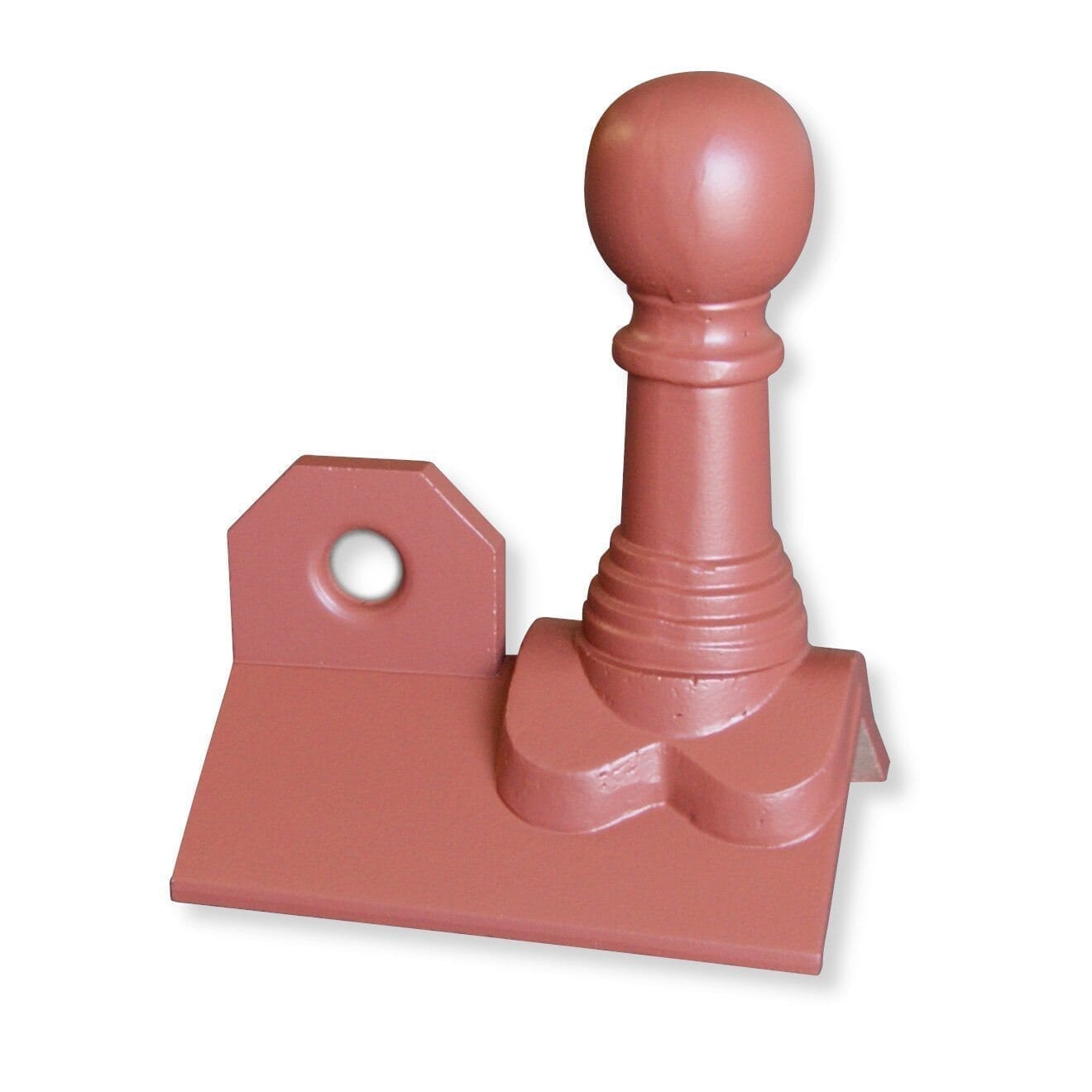 GRC Concrete Bishop Ball 3 Hole Crested Ridge Tile Finial