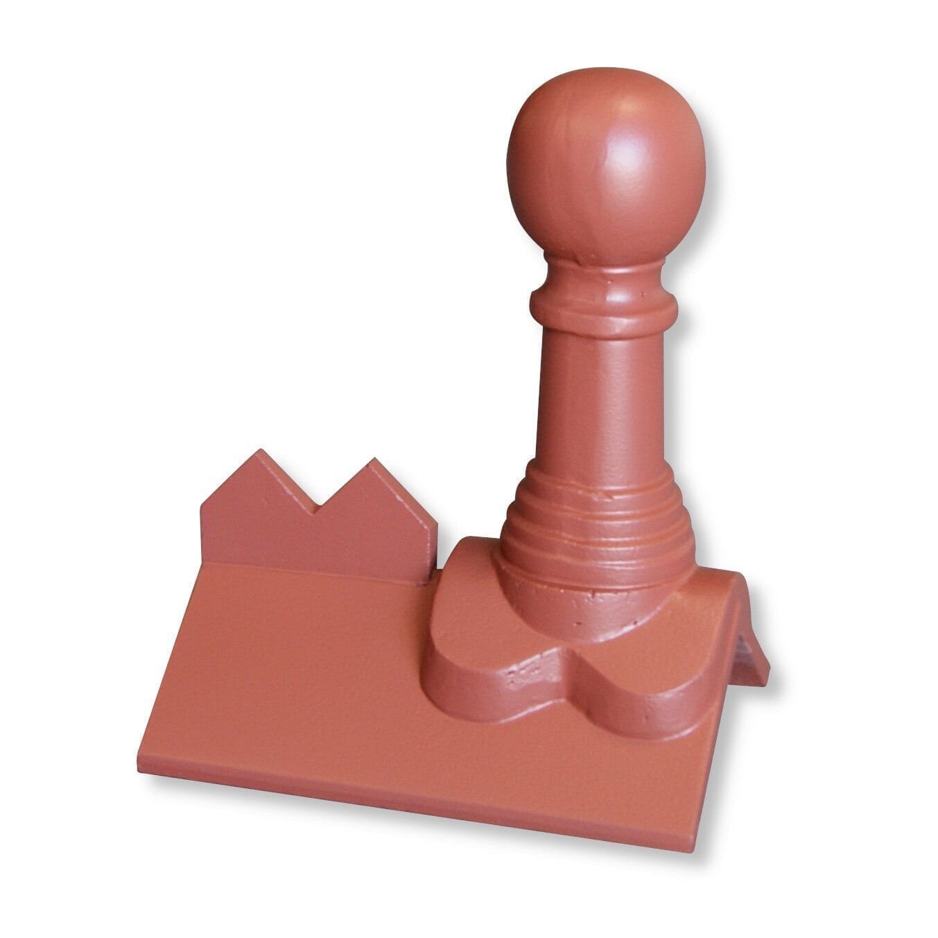 GRC Concrete Bishop Ball Cockscomb Crested Ridge Tile Finial