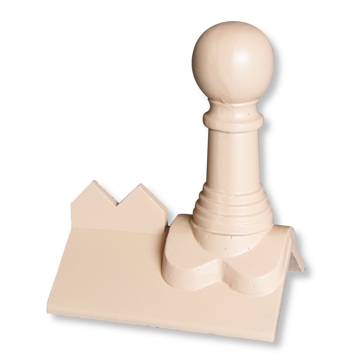 GRC Concrete Bishop Ball Cockscomb Crested Ridge Tile Finial