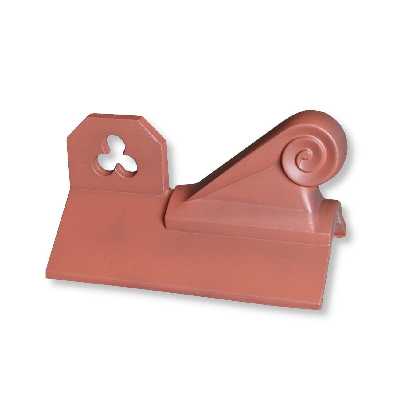 GRC Concrete Club Crested Scroll Ridge Tile Finial