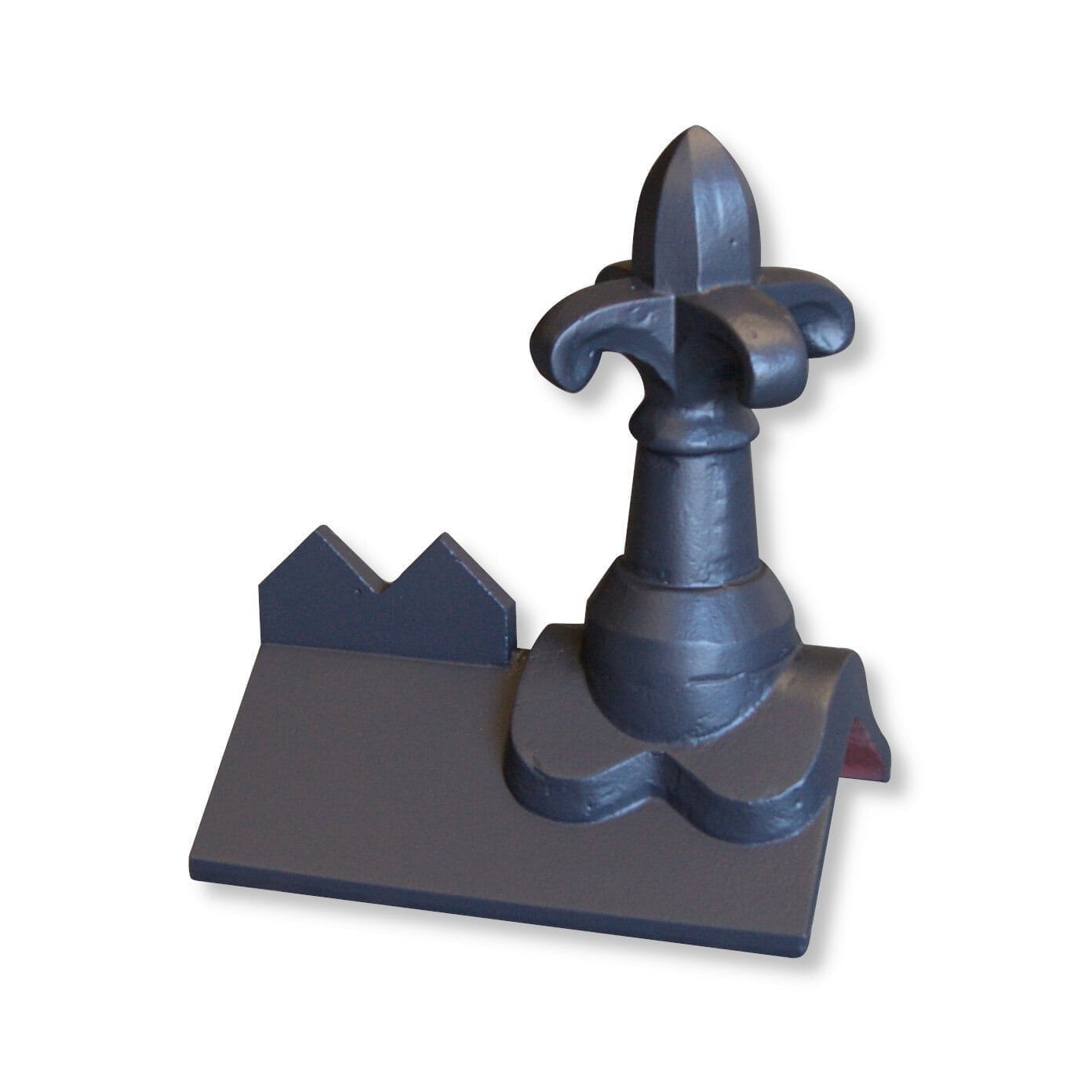 GRC Concrete Cocks Comb Low Profile Fleur de lys Ridge Tile Finial