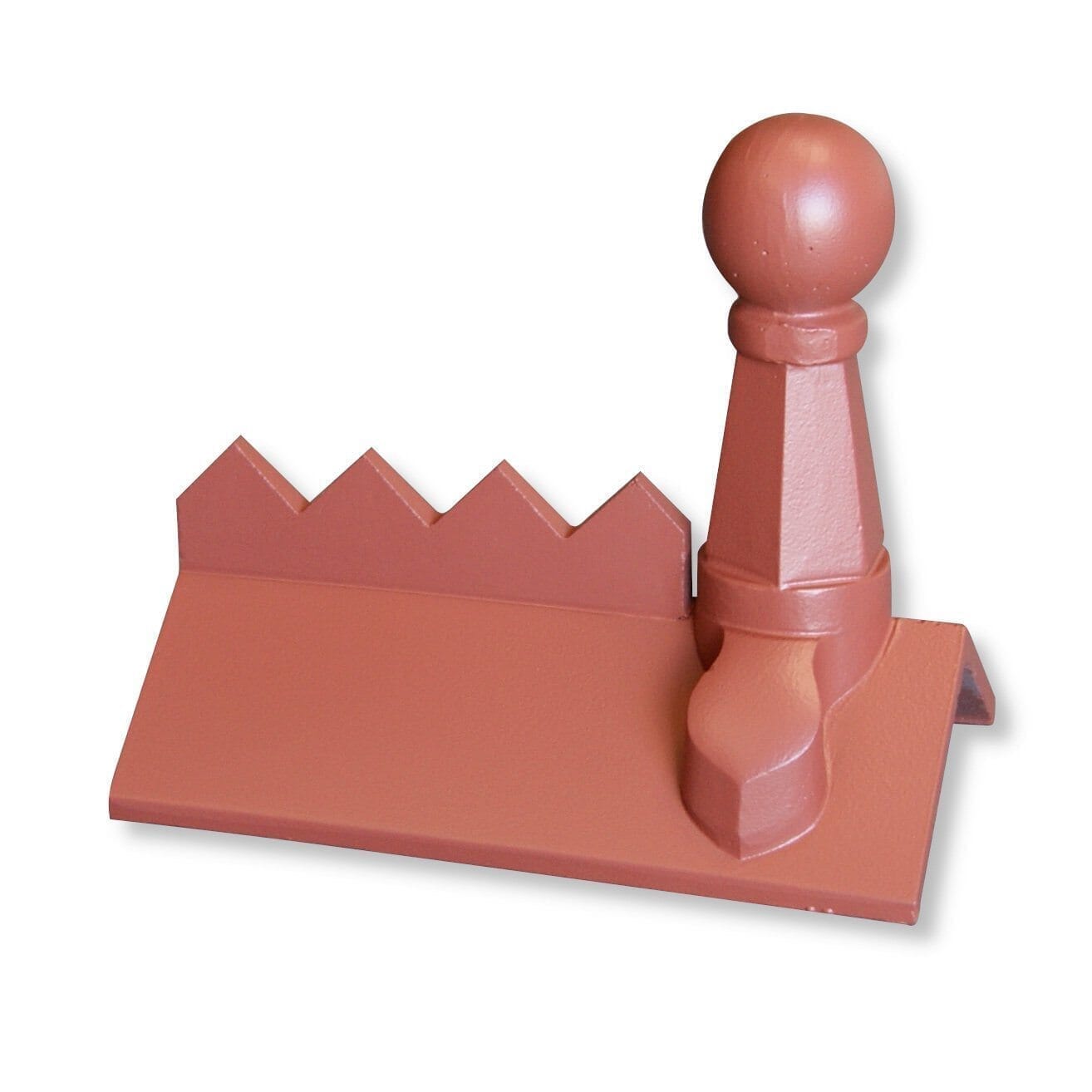 GRC Concrete Cocks Comb Pawn Ball Ridge Tile Finial