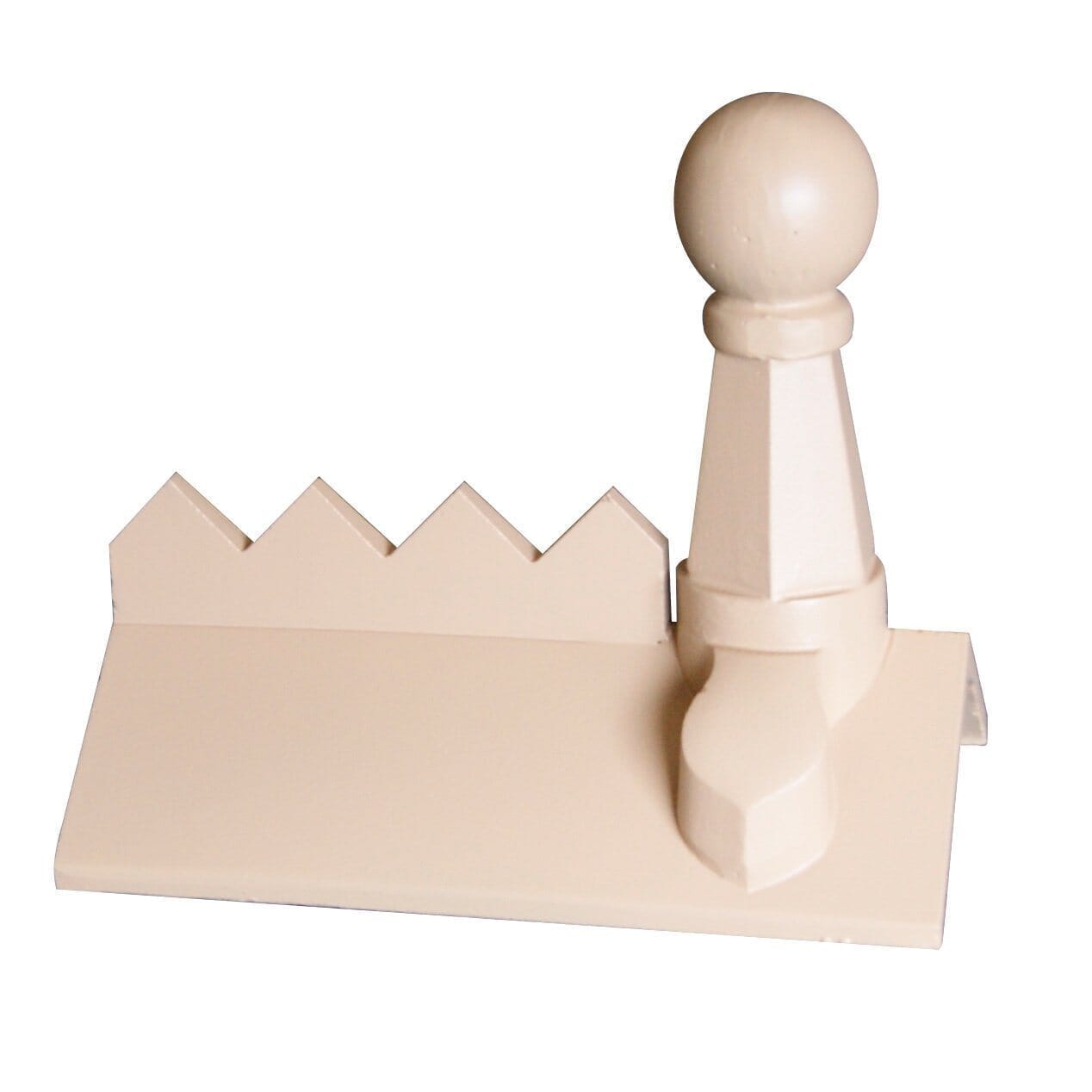 GRC Concrete Cocks Comb Pawn Ball Ridge Tile Finial