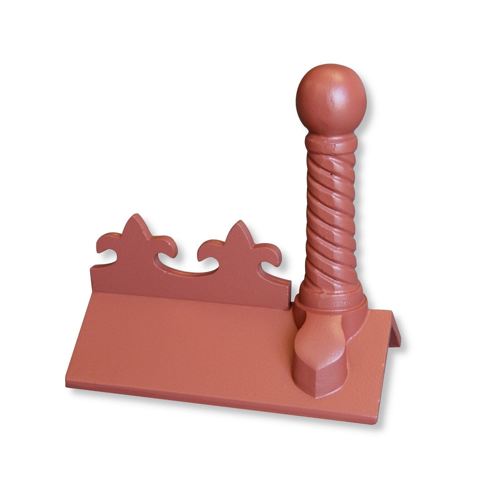 GRC Concrete Fleur-de-Lys Spiral Ball Ridge Tile Finial