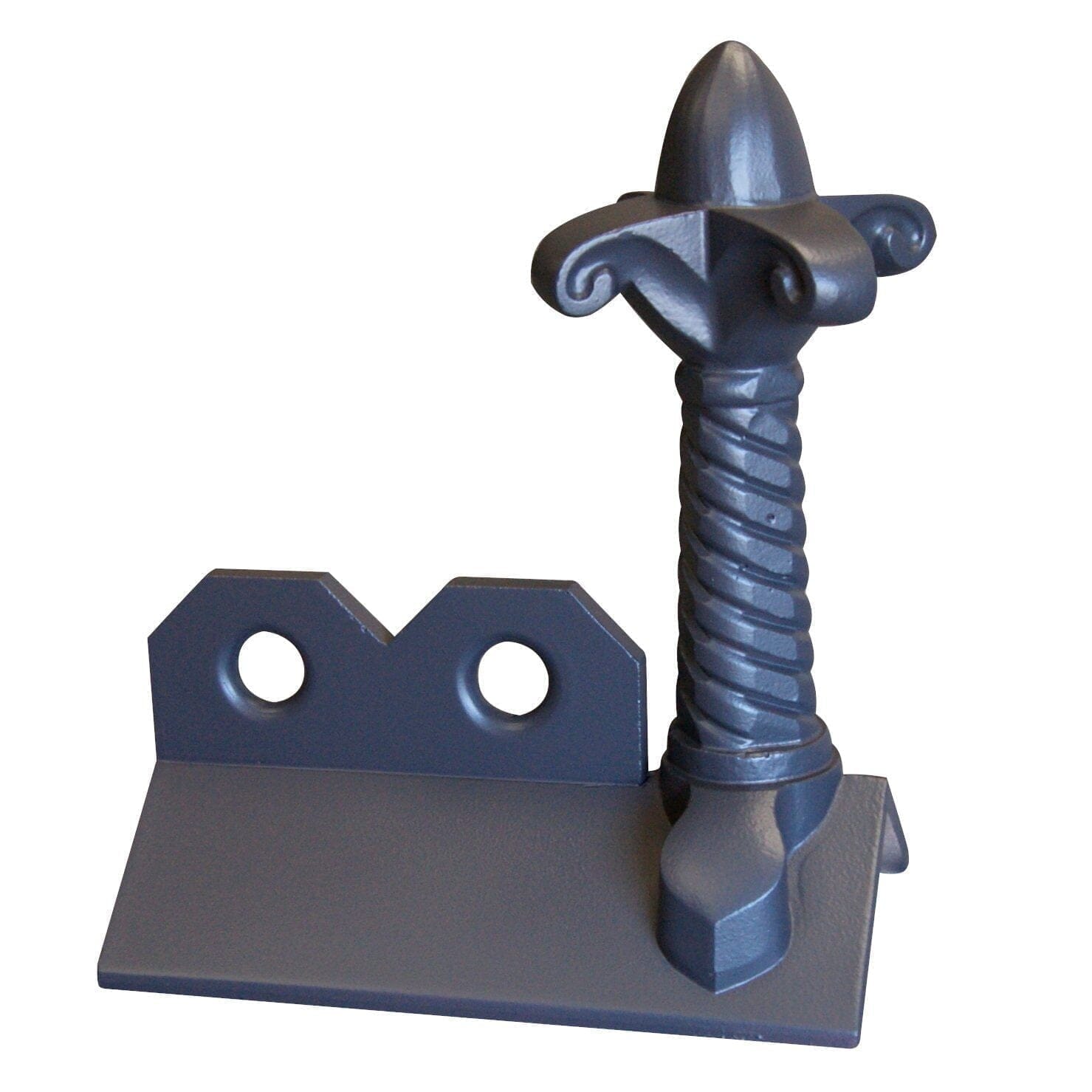 GRC Concrete Fleur de lys 3 Hole Crested Ridge Tile Finial