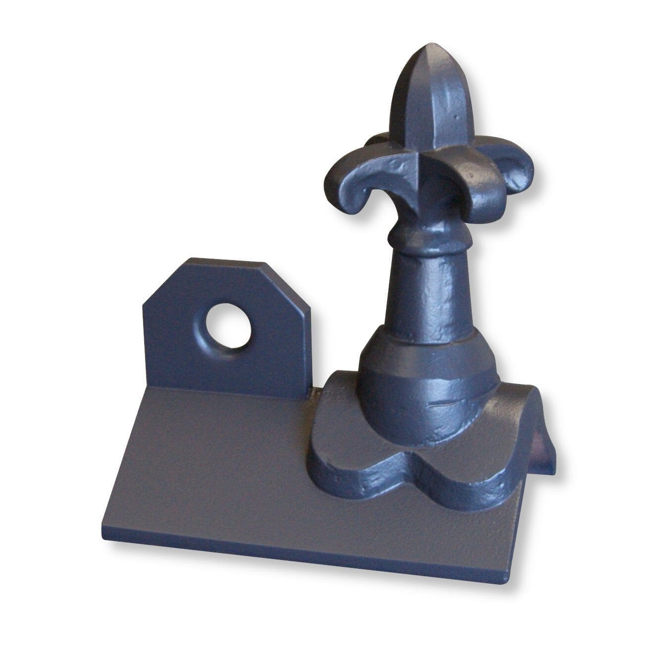 GRC Concrete Fleur de lys Low Profile 3 Hole Crested Ridge Tile Finial