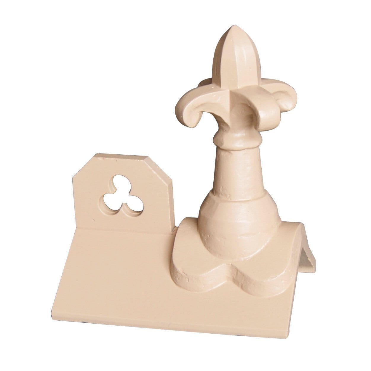 GRC Concrete Fleur de lys Low Profile Club Crested Ridge Tile Finial