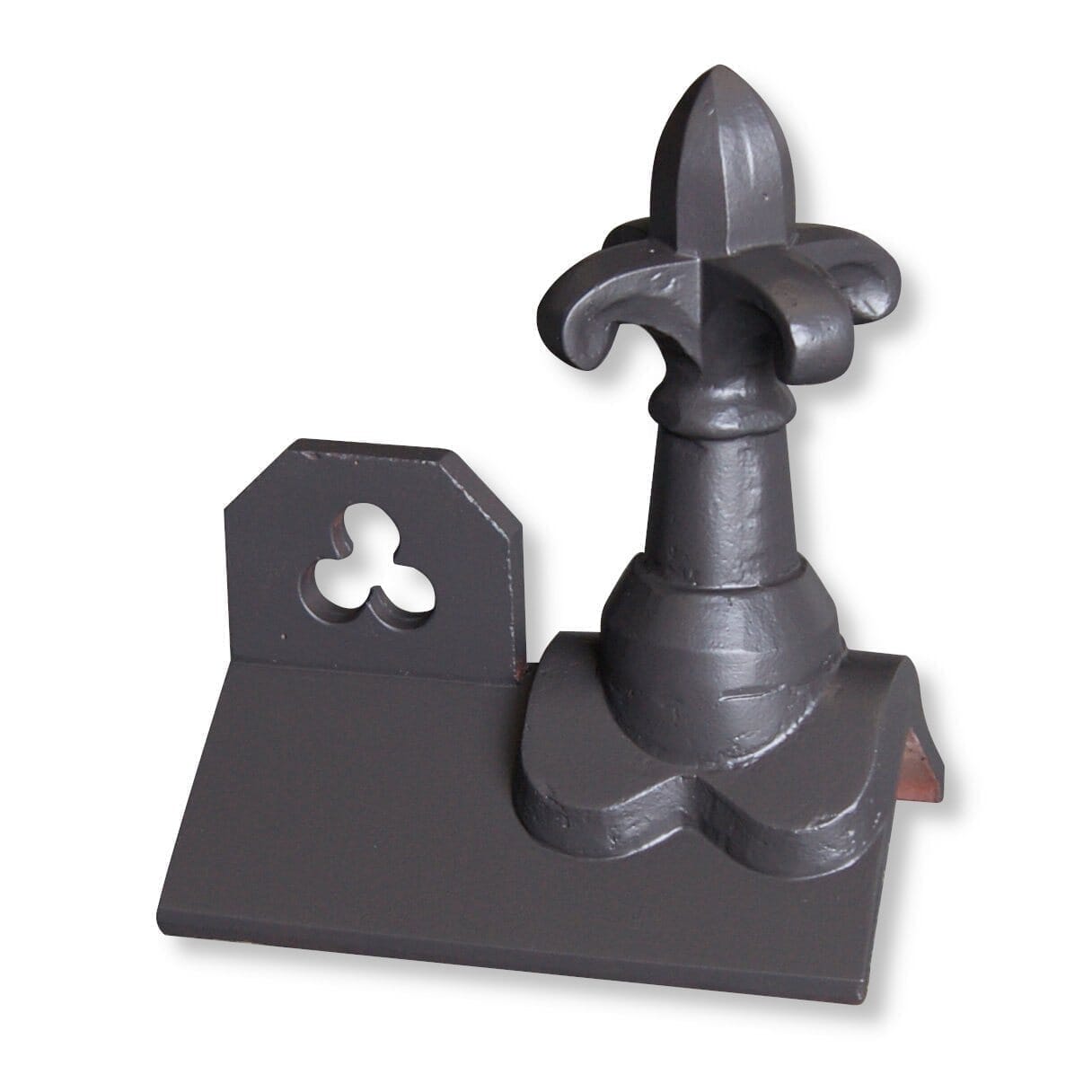 GRC Concrete Fleur de lys Low Profile Club Crested Ridge Tile Finial