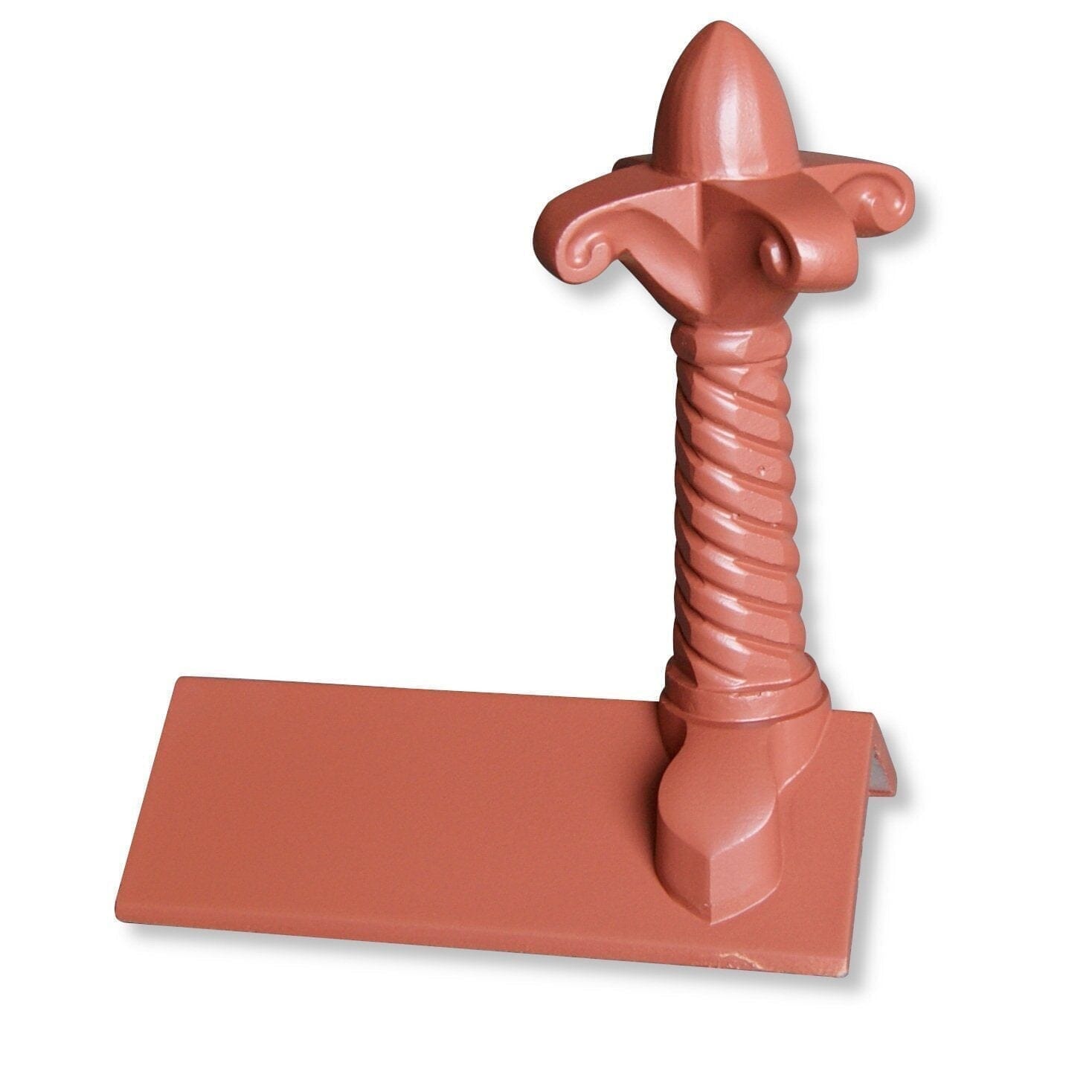 GRC Concrete Fleur de lys Plain Angle Ridge Tile Finial