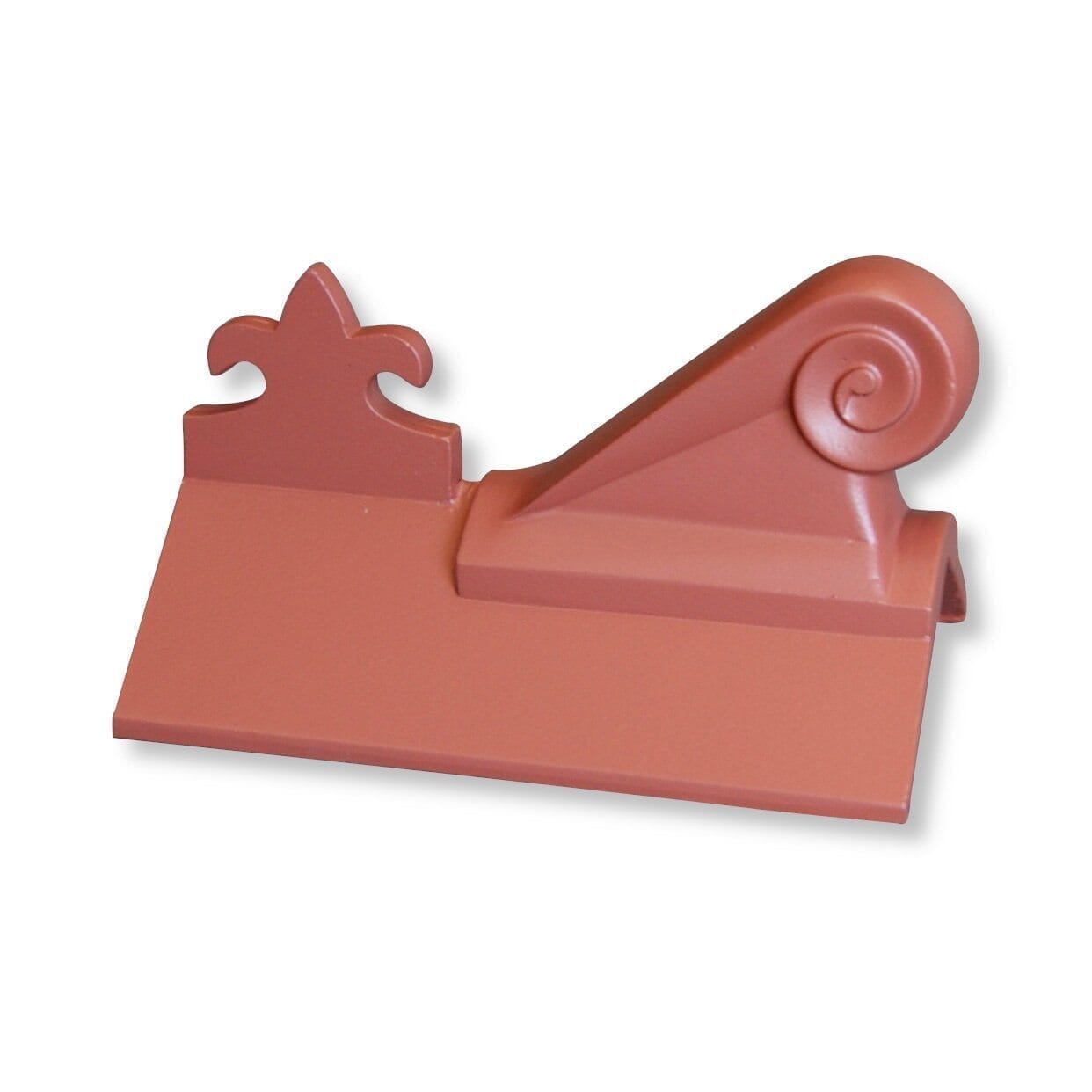 GRC Concrete Fleur-de-lys Scroll Ridge Tile Finial