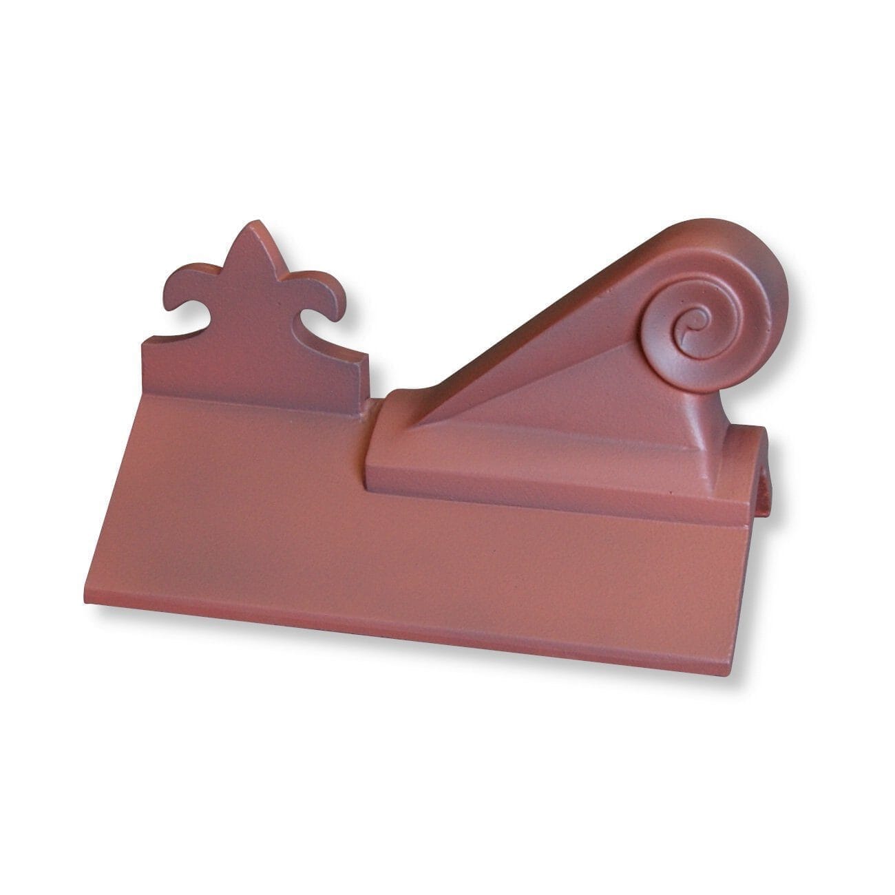 GRC Concrete Fleur-de-lys Scroll Ridge Tile Finial