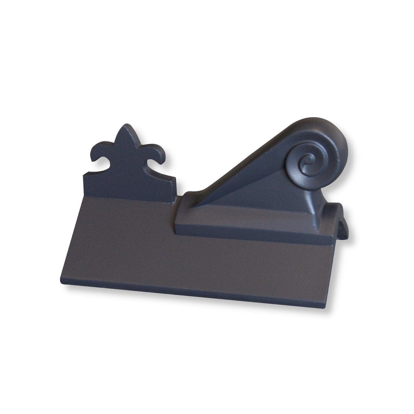 GRC Concrete Fleur-de-lys Scroll Ridge Tile Finial