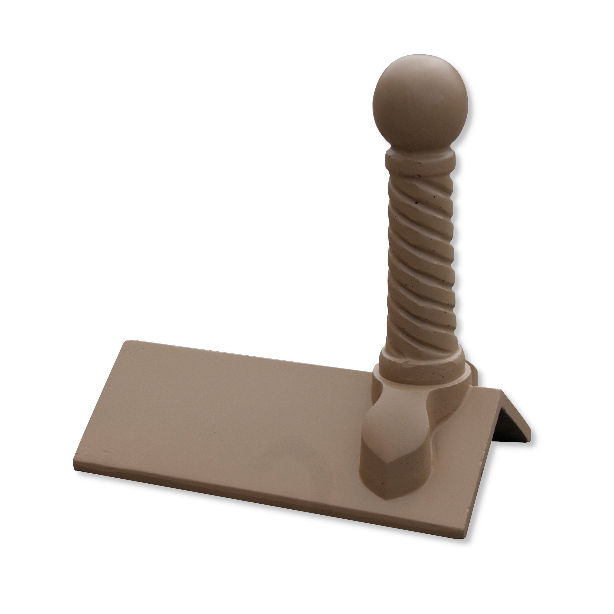 GRC Concrete Plain Angle Spiral Ball Ridge Tile Finial