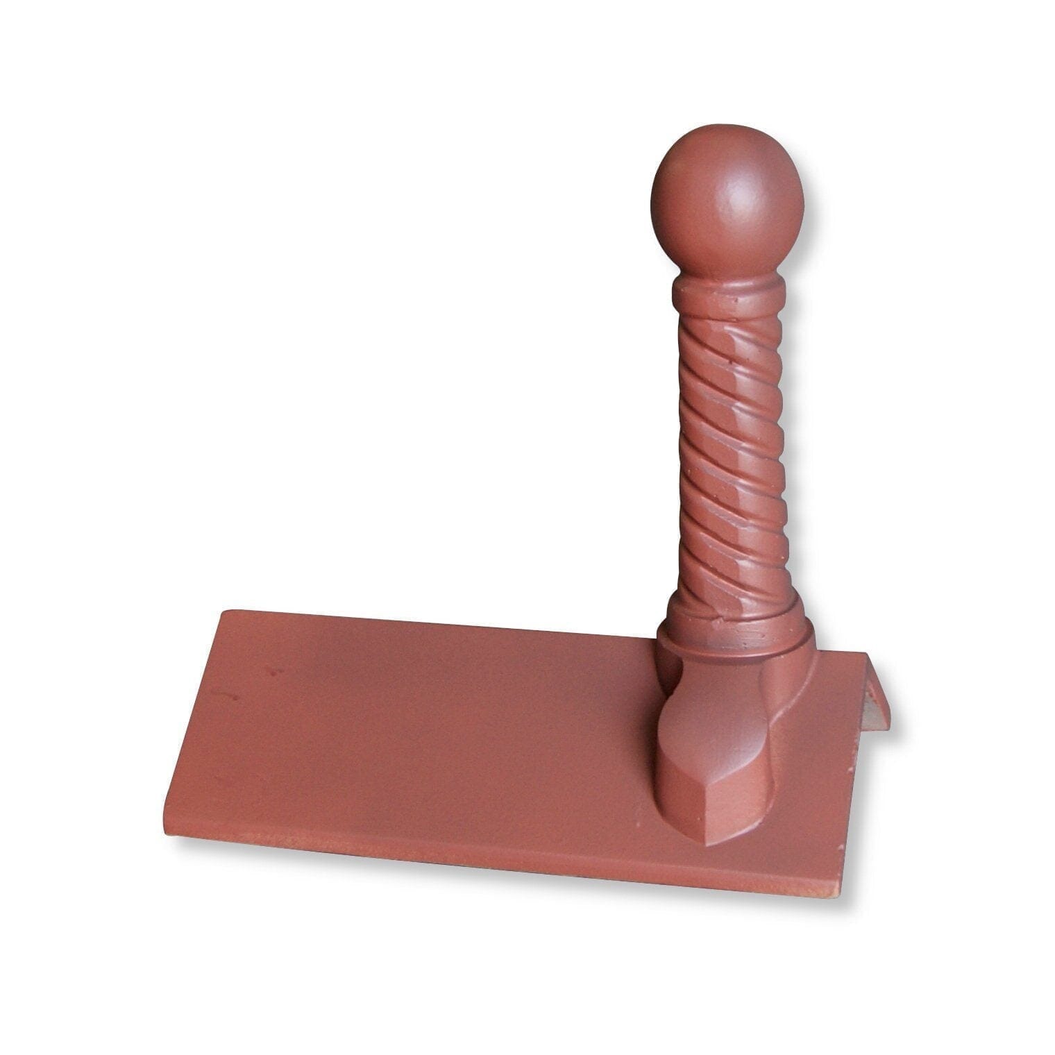 GRC Concrete Plain Angle Spiral Ball Ridge Tile Finial