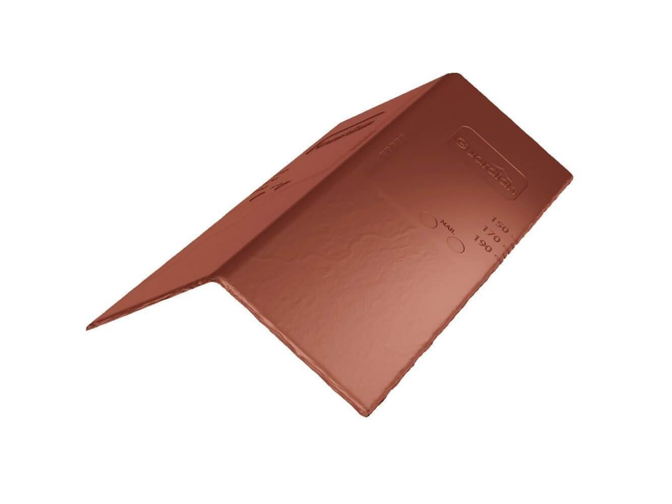 Guardian Synthetic Slate Ridge & Hip Tile - Terracotta (Pack of 24)