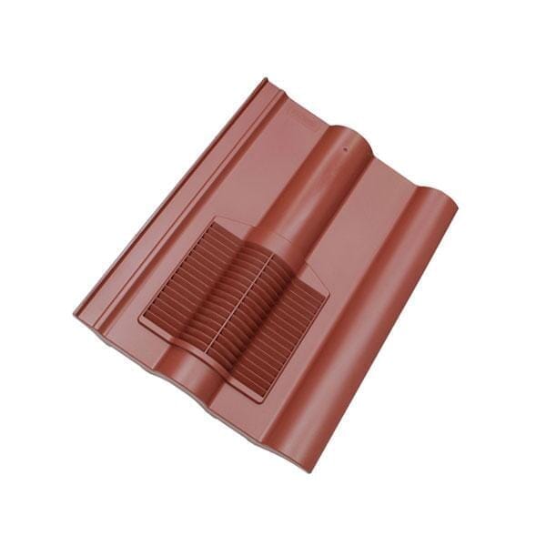 Klober Profile-Line Double Roman Tile Vent - Antique Red