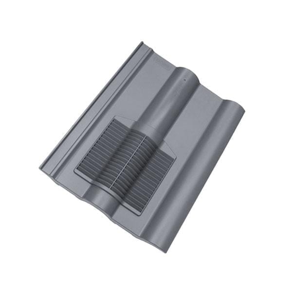 Klober Profile-Line Double Roman Tile Vent - Slate Grey