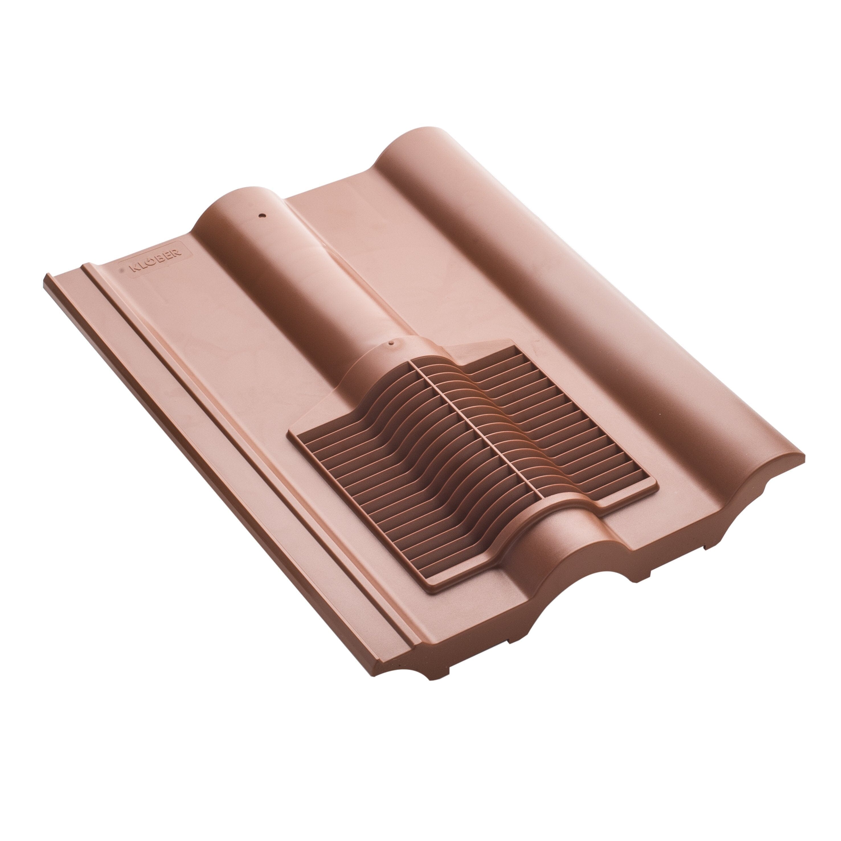 Klober Profile-Line Double Roman Tile Vent - Terracotta