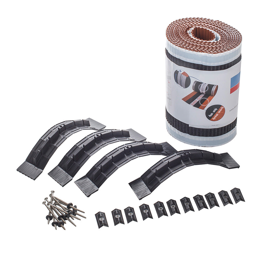 Klober Roll-Fix Universal Dry Ridge System Kit - 5m