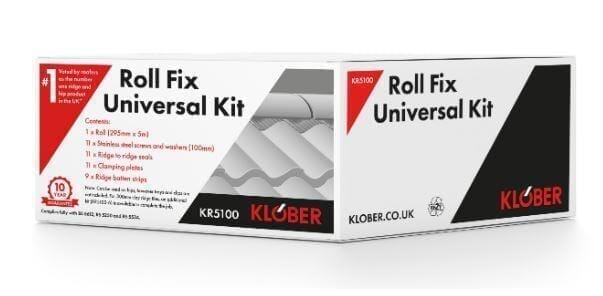 Klober Roll-Fix Universal Dry Ridge System Kit - 5m