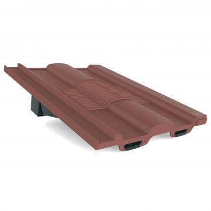 Manthorpe Castellated In-Line Roof Tile Vent - Terracotta