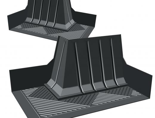 Manthorpe Catchment Corner Tray - Left Hand